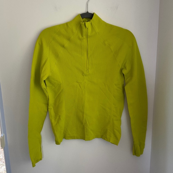 Women's Lime Green Long Sleeve Top - Picture 6 of 10